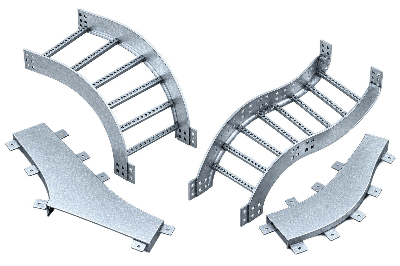 Gersan GCMC concave-convex cable ladder, product photograph